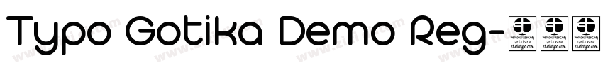 Typo Gotika Demo Reg字体转换